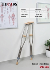 Nạng Chống Tập Đi Lucass C-33