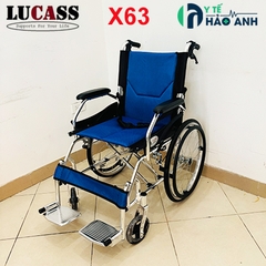 Xe lăn cao cấp gấp gọn xách tay Lucass X63
