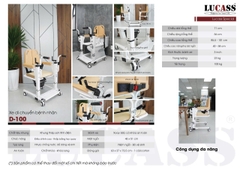Xe nâng hạ di chuyển bệnh nhân Lucass D100