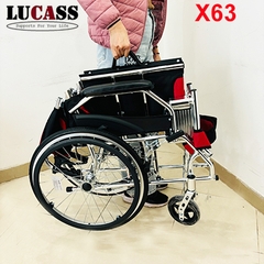 Xe lăn cao cấp gấp gọn xách tay Lucass X63