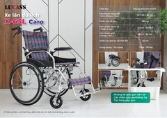 Xe lăn cao cấp gấp gọn xách tay Lucass X63L