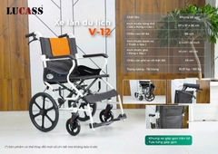 Xe lăn du lịch bánh đúc 16inch Lucass X92