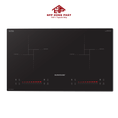Bếp đôi điện từ Sunhouse SHB-5266HP