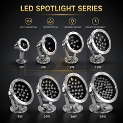Đèn led âm nước LXL-UG821-9W