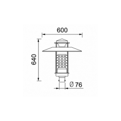 Đèn Cột Cảnh Quan Hải Đăng LXL-SV014