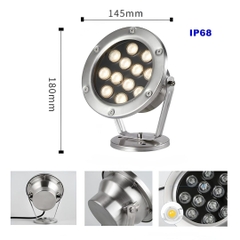 Đèn led âm nước LXL-UG821-12W
