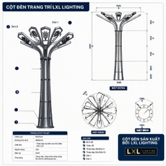 Cột Đèn Trang Trí LCQ-H2605