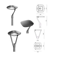 Đèn Cột sân vườn LXL-SV008