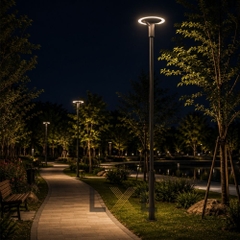 Đèn Cột Cảnh Quan Ring LED Kín LXL-SV003