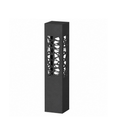 Đèn Bollard Vuông Cắt Laser Họa Tiết  LL11