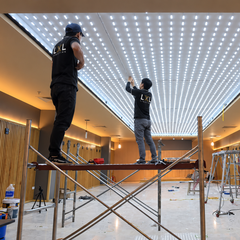 Khung Nhôm Trần Xuyên Sáng Theo Bản Vẽ