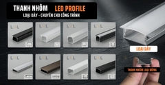 Đèn LED Thanh Nhôm Định Hình