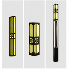 Đèn Cột Cảnh Quan LXL Bamboo Groove  — CNC LXL22