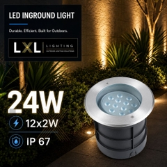 Đèn Âm Đất LXL-UG03-24W