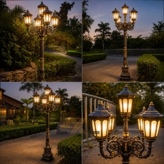Cột Đèn Cảnh Quan 5 Đầu LXL Versailles