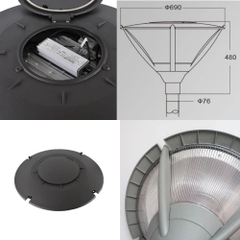 Đèn Cột Cảnh Quan LXL-SV021