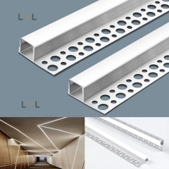 Đèn led thanh nhôm Ziczac ( giấu viền )