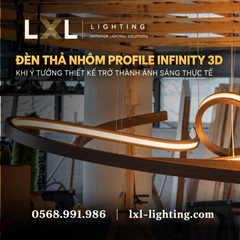 ĐÈN THẢ NHÔM PROFILE INFINITY 3D