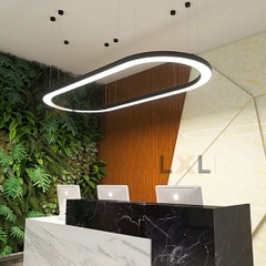 Đèn Thả Hình Oval Nhôm Profile