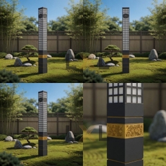 Đèn Cột Cảnh Quan LXL Asian Heritage — Điêu Khắc CNC  LXL16