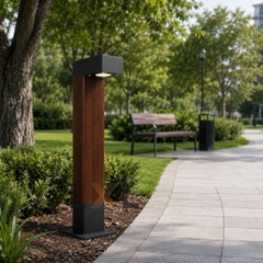Đèn Bollard Thân Gỗ LL20