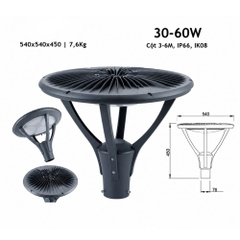 Đèn Cột sân vườn LXL-SV018