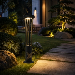 Đèn Trụ Sân Vườn 4 Thanh Nan Xòe  LL18
