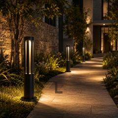 Đèn Bollard Trụ Tròn 4 hướng LL07