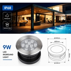 Đèn led âm nước LXL-UW01-9W