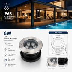 Đèn led âm nước LXL-UW01-6W