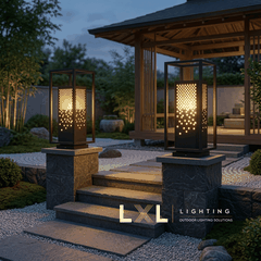 Đèn trụ cổng ngoài trời LL-CNC005 | LXL Lighting