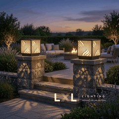 Đèn trụ cổng ngoài trời LL-CNC006 | LXL Lighting