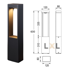 Đèn Bollard Sân Vườn LL02