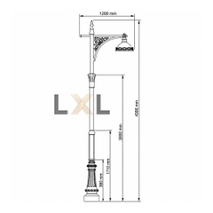 Cột Đèn Đường Cảnh Quan LXL Boulevard