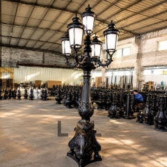 Cột Đèn Cảnh Quan 5 Đầu LXL Palazzo