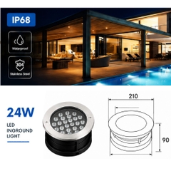 Đèn led âm nước LXL-UW01-24W