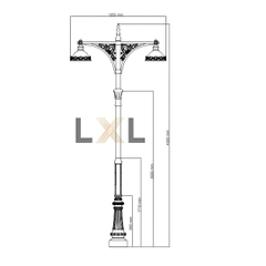 Cột Đèn Đường Cảnh Quan LXL Boulevard