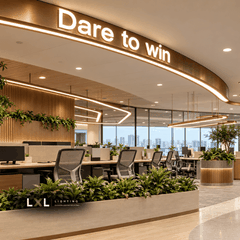 Đèn Nhôm Profile Tích Hợp Logo Phát Sáng