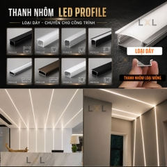Đèn LED Thanh Nhôm Định Hình