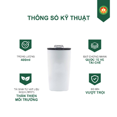 CỐC CÓ NẮP PURE BREW