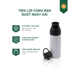 BÌNH GIỮ NHIỆT PØSH FLO