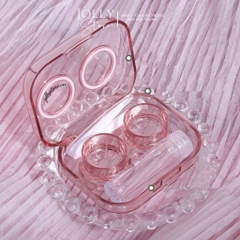 Khay đựng Lens trong suốt LUNA EYES kèm dụng cụ đeo