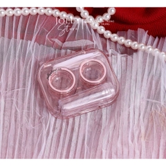 Khay đựng Lens trong suốt LUNA EYES kèm dụng cụ đeo