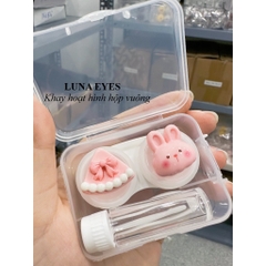 Khay gắn thú hộp vuông kèm dụng cụ đeo lens JOLLY