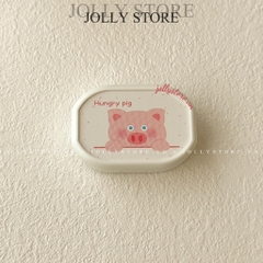 Khay heo hồng cute