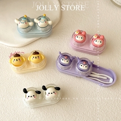 Khay đựng lens gắn thú JOLLY cute kèm dụng cụ đeo