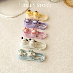 Khay đựng lens gắn thú JOLLY cute kèm dụng cụ đeo