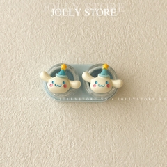 Khay đựng lens gắn thú JOLLY cute kèm dụng cụ đeo