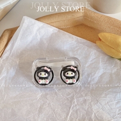 Khay đựng lens trong suốt gắn thú JOLLY xinh xắn kèm dụng cụ đeo