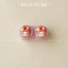 Khay đựng lens gắn thú JOLLY cute kèm dụng cụ đeo